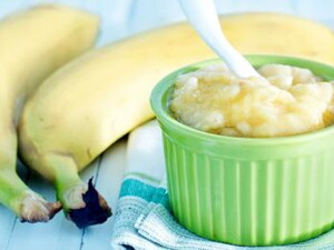 Puré cremoso de banano