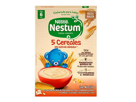 NESTUM ® 5 Cereales Cereal Infantil Caja 350g​