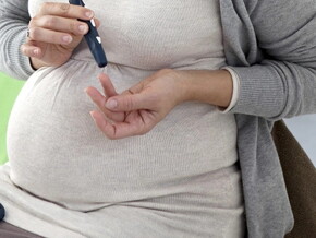 Mujer con Diabetes gestacional