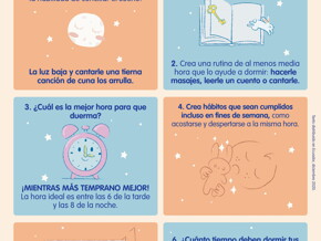 Consejos para que tu peque duerma mejor