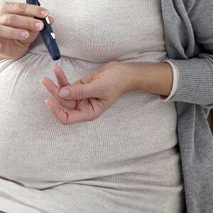 Mujer con Diabetes gestacional