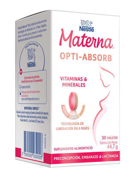 Materna Optiabsorb Tabletas Nestlé